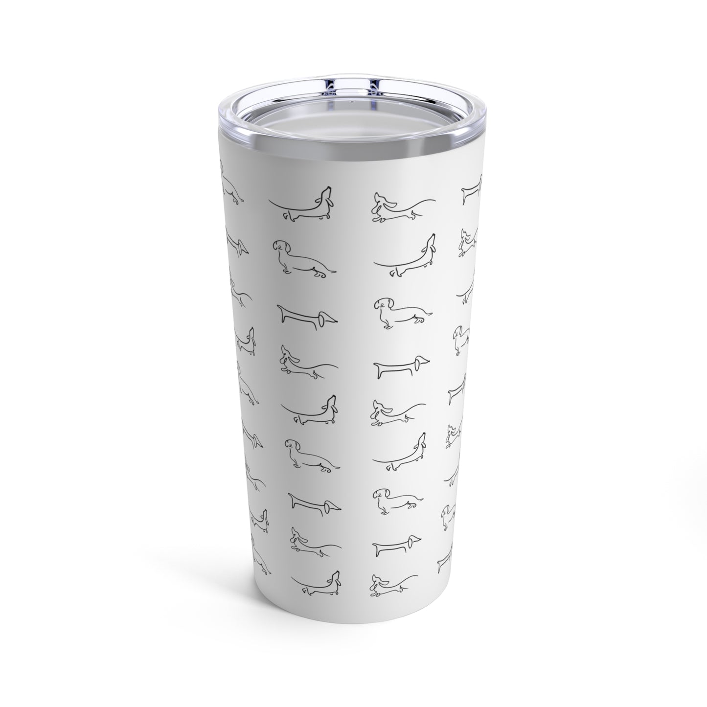 Dachshund Sketch Art: 20oz Insulated Tumbler