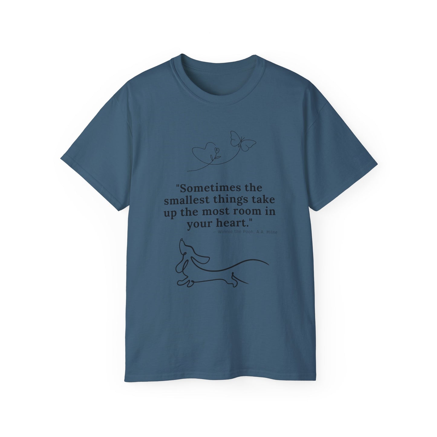 Dachshund Dreaming: Small Hearts, Big Love - Unisex Ultra Cotton Tee