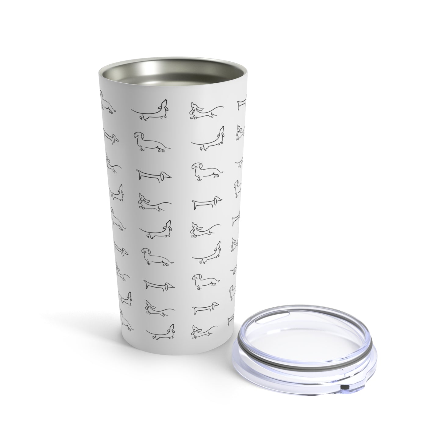 Dachshund Sketch Art: 20oz Insulated Tumbler