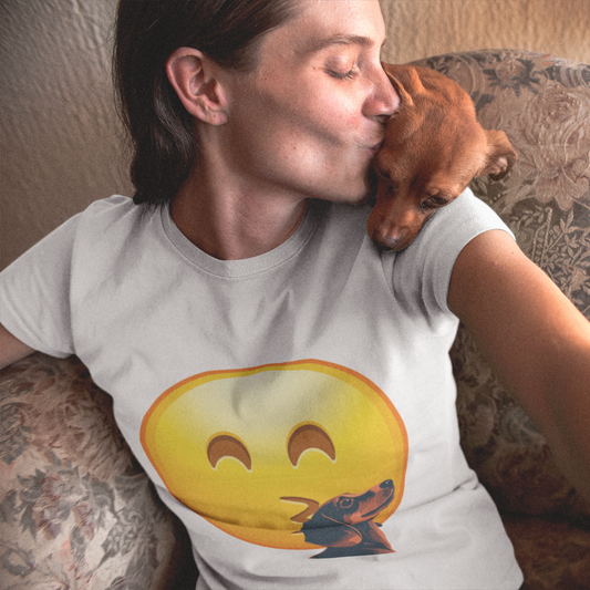 Puppy Love Kiss: Dachshund Edition - Comfort Colors tee