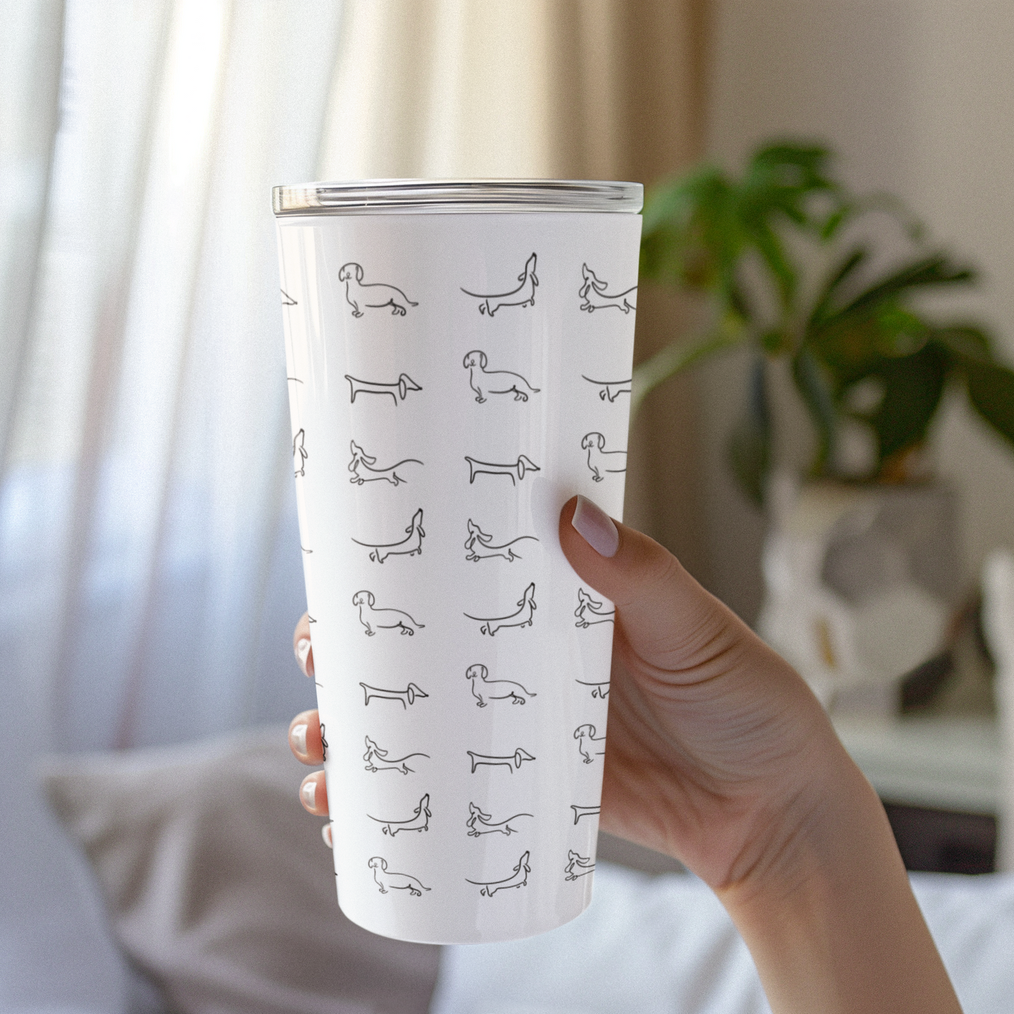 Dachshund Sketch Art: 20oz Insulated Tumbler